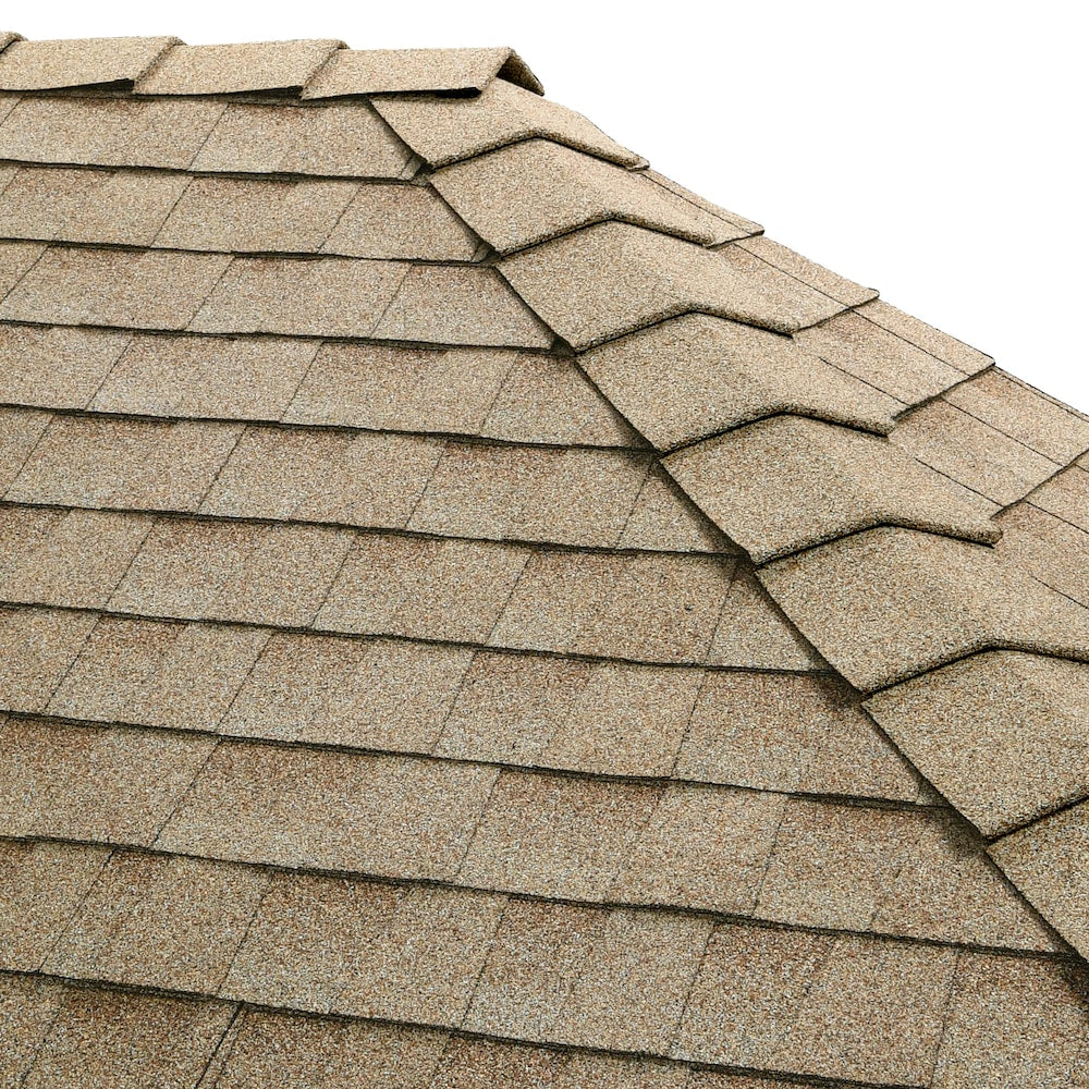 Gaf Ridge Caps GAF TimberCrest 10-in Reflector Series Ridge Cap Shingles – Gold Amber ...