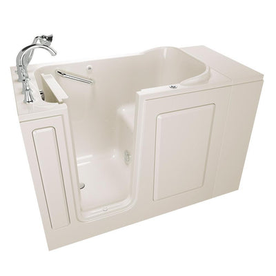 Exclusive Series 48 in. x 28 in. Left Hand Walk-In Air Bath Tub with Quick Drain in Linen - Super Arbor
