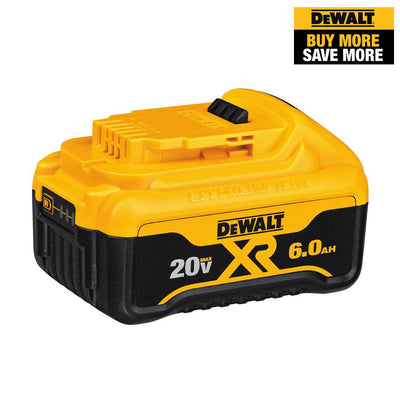 20-Volt MAX XR Lithium-Ion Premium Battery Pack 6.0Ah