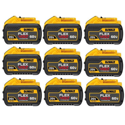 FLEXVOLT 20V/60V MAX Lithium-Ion 12.0Ah Battery (9-Pack)
