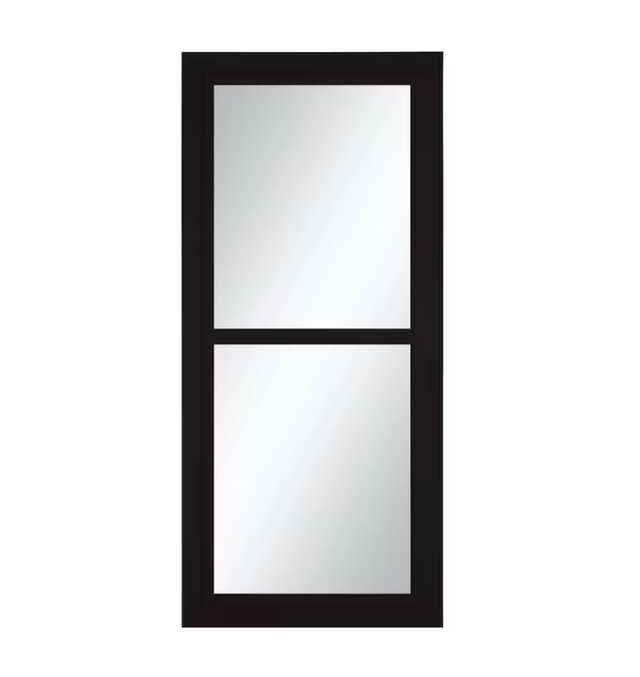 LARSON Tradewinds Selection 36-in x 81-in Obsidian (Black) Full-view Retractable Screen Aluminum Storm Door