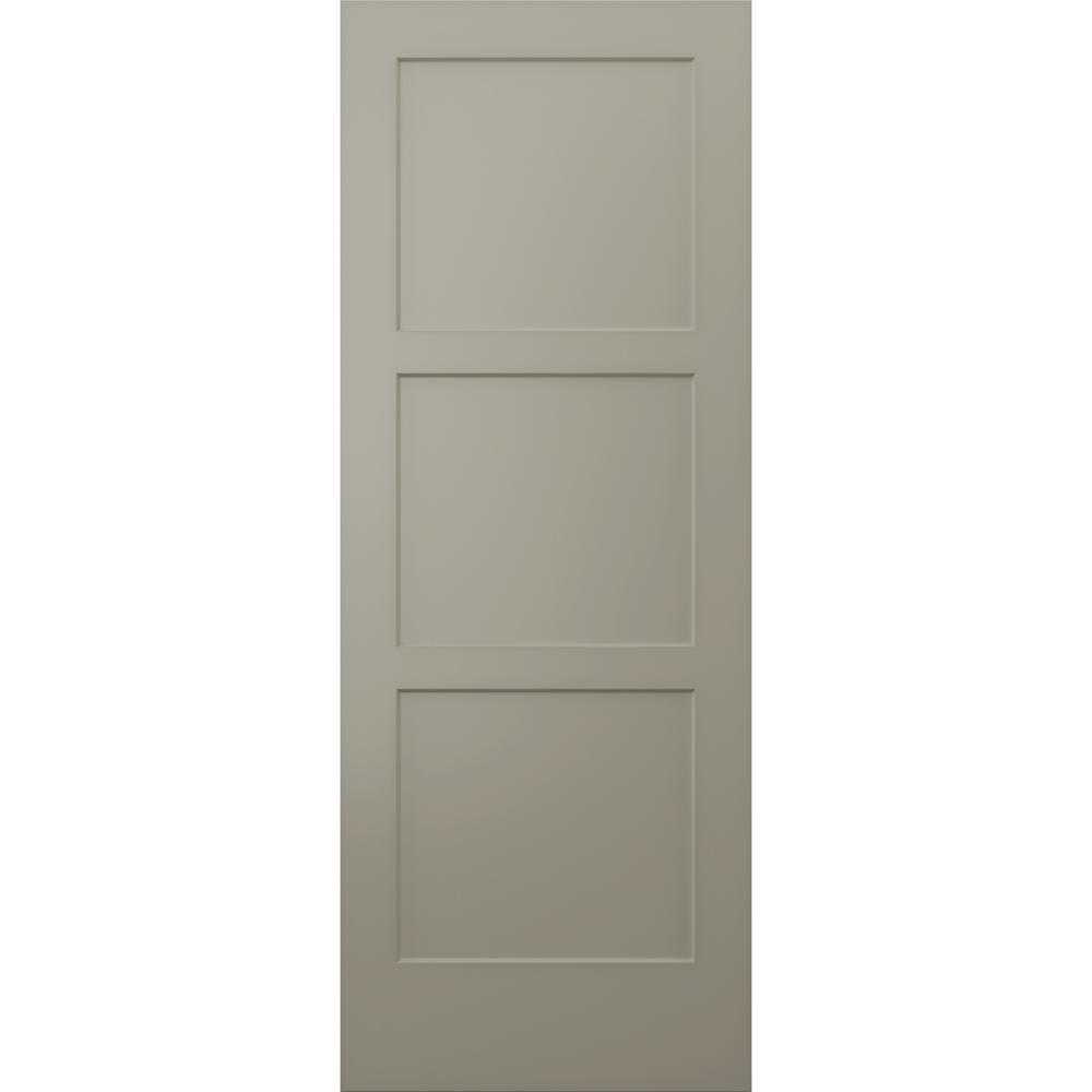 30 in. x 80 in. Birkdale Primed Smooth Solid Core Molded Composite Interior Door Slab - Super Arbor