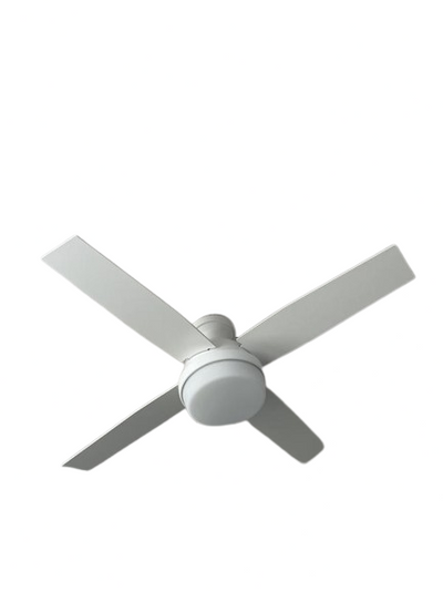 Dempsey 52 in. Low Profile LED Indoor Fresh White Ceiling Fan with Universal Remote