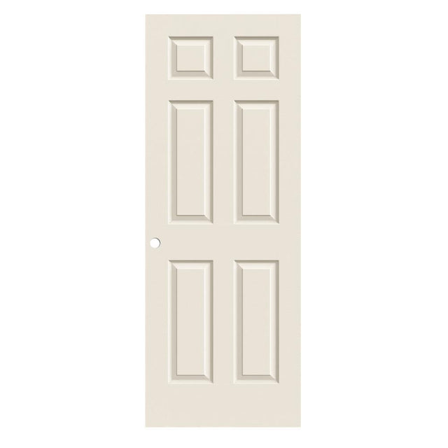 30 in. x 80 in. Colonist Primed Textured Molded Composite MDF Interior Door Slab