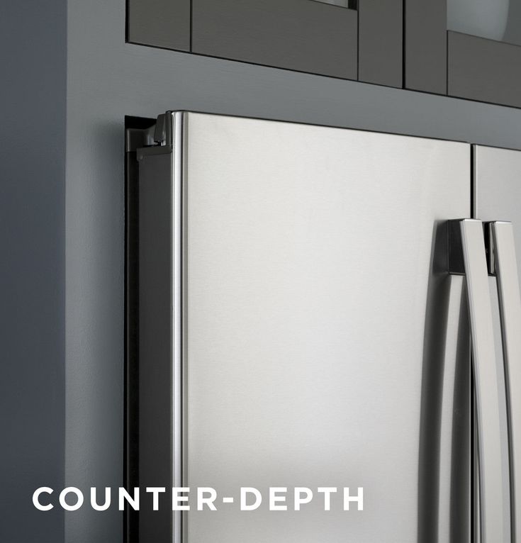 GE Profile 22.1 cu. ft. French Door Refrigerator with Autofill in Fingerprint Resistant Stainless Steel, Counter Depth