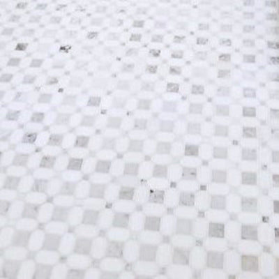 Astor Lane Marble 12-in x 12-in Polished Natural Stone Marble Basketweave Floor and Wall Tile (0.88-sq ft/ Piece)