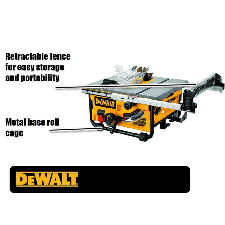15 Amp Corded 10 in. Compact Job Site Table Saw with Site-Pro Modular Guarding System