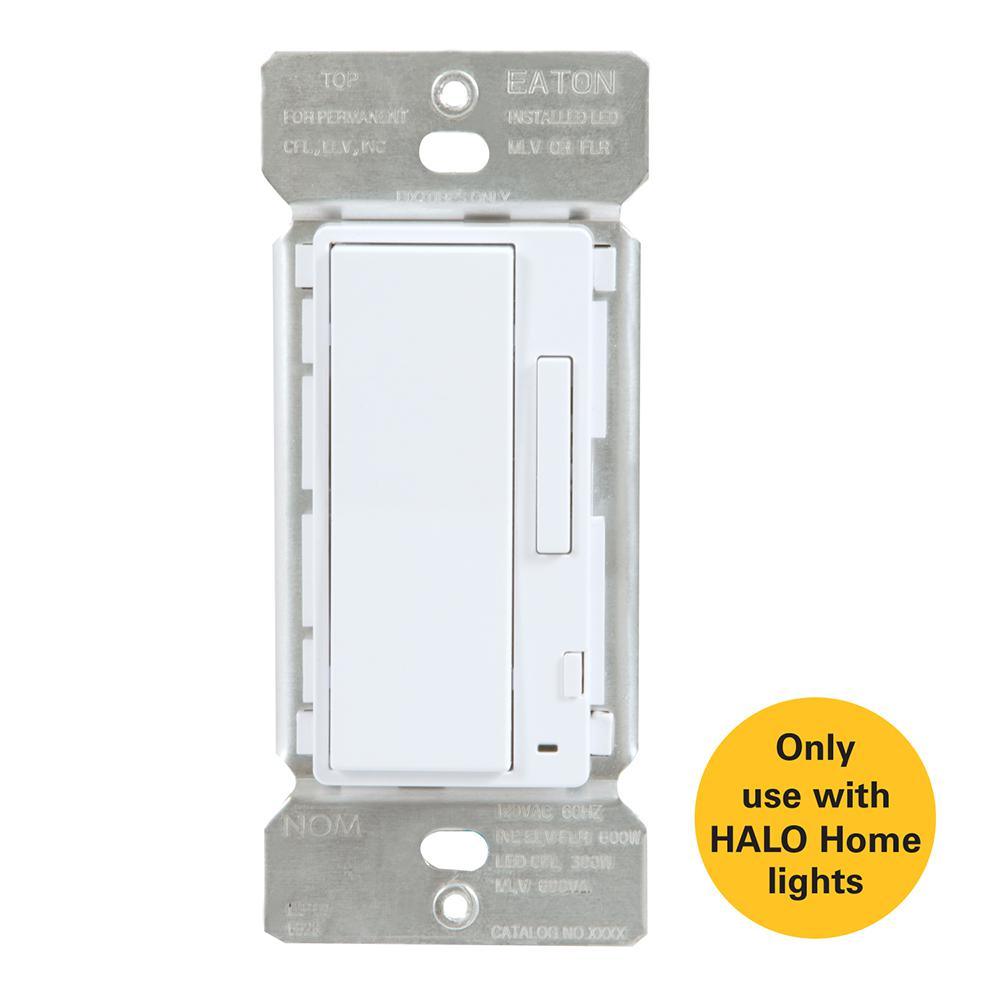 Bronze Smart Bluetooth Outdoor Integrated LED Flood Light, Tunable CCT with In-Wall Accessory Dimmer by HALO Home - Super Arbor