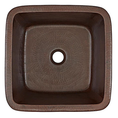 Greco All-in-One Drop-In/Undermount Copper 15 in. Single Bar/Prep Kitchen Sink with Pfister Faucet and Drain