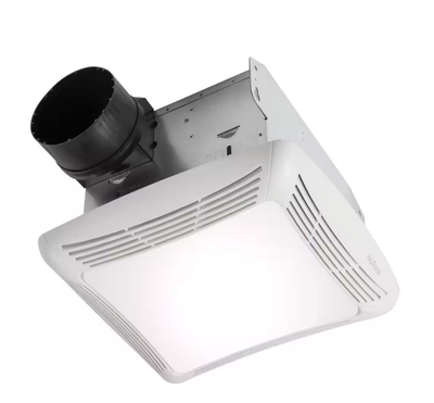 50 CFM Ceiling Bathroom Exhaust Fan with Incandescent Light