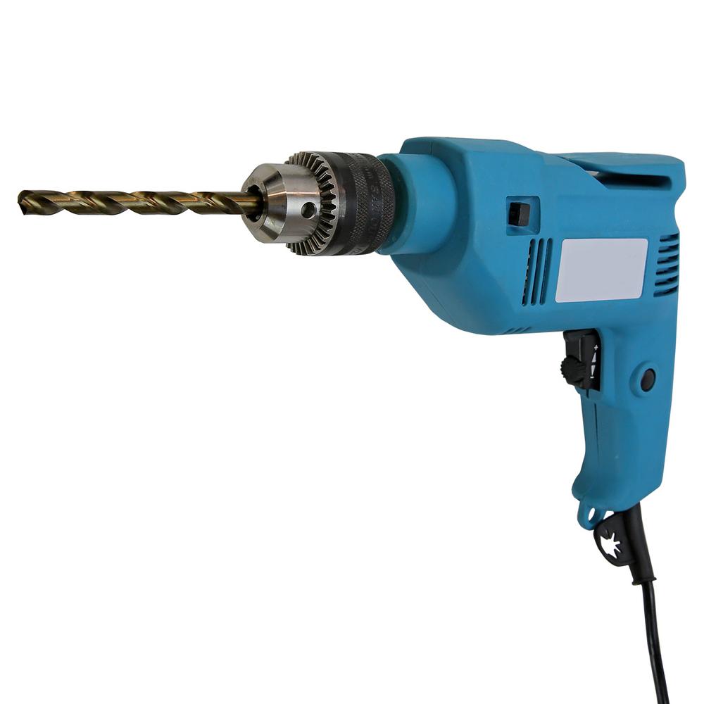 5 Amp Corded 1/2 in. Electric Reversible Variable Speed Impact Hammer Drill