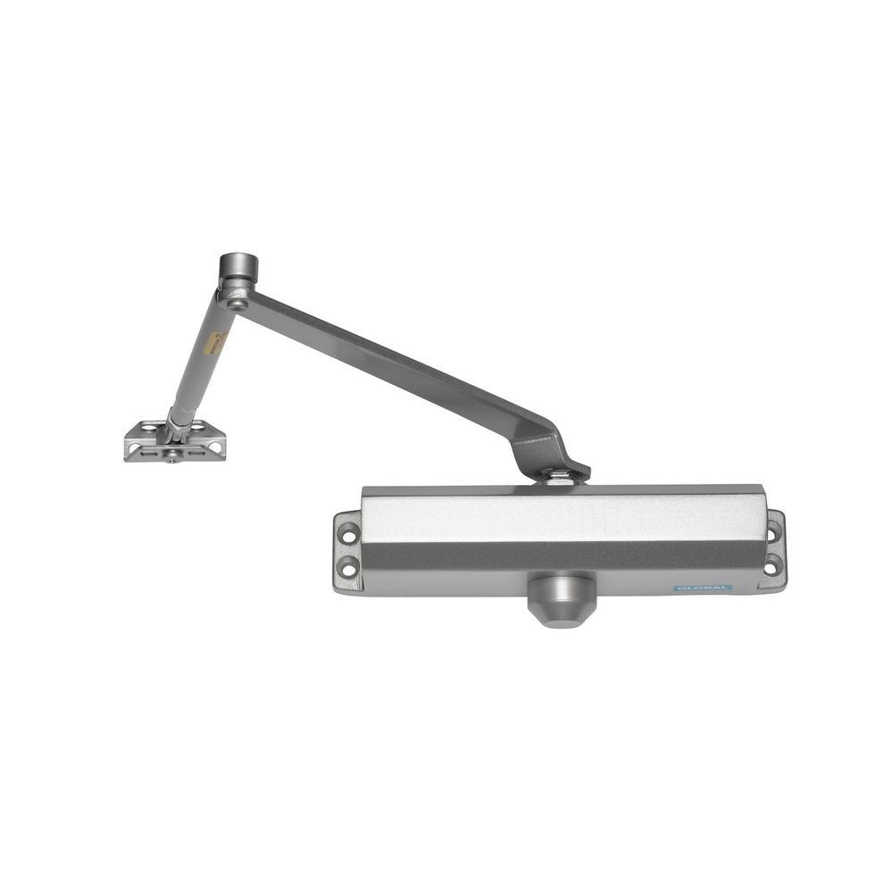 Commercial Door Closer with Backcheck in Aluminum - Size 4 - Super Arbor