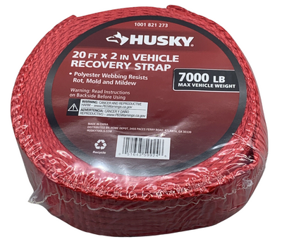 Husky 20 ft. Vehicle Recovery Strap