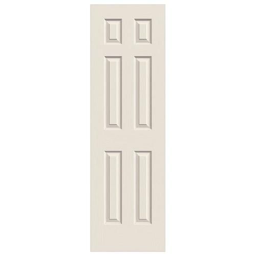 ReliaBilt Colonist 24-in x 80-in Primed 6-Panel Hollow Core Primed Molded Composite Slab Door