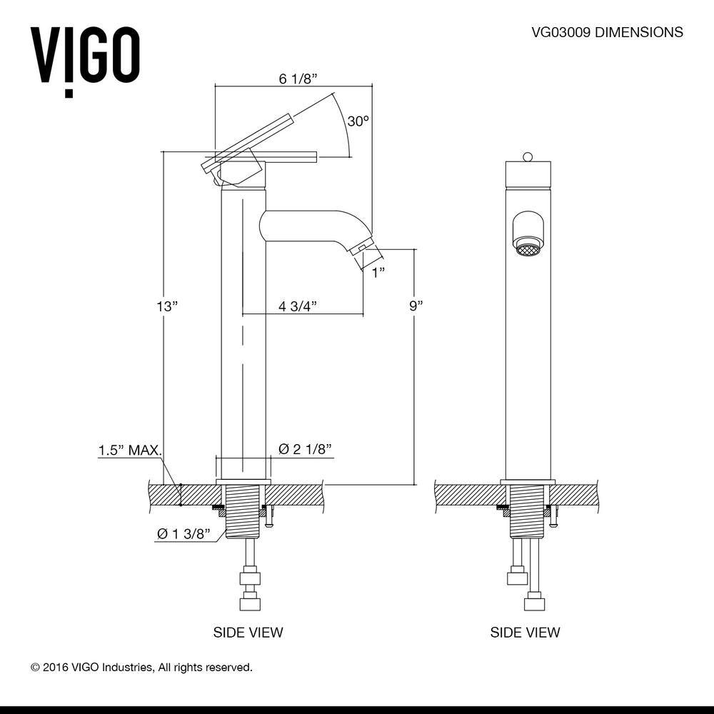 Glass Vessel Bathroom Sink in Gray Onyx and Seville Faucet Set in Matte Black - Super Arbor