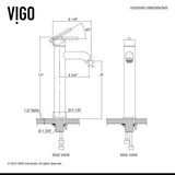Glass Vessel Bathroom Sink in Gray Onyx and Seville Faucet Set in Matte Black - Super Arbor