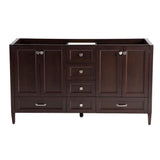 Claxby 48 in. W x 34 in H x 22 in. D Bath Vanity Cabinet Only in Chocolate - Super Arbor
