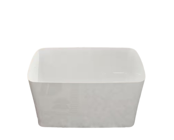 47 in. Acrylic Flatbottom Not Whirlpool Freestanding Japanese Soaking Bathtub with Pedestal Soking SPA Tub in White