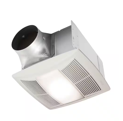 QT Series 130 CFM Ceiling Bathroom Exhaust Fan with LED Light and Night Light, ENERGY STAR