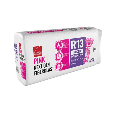 Owens Corning R-13 Kraft Faced Fiberglass Insulation Fast Batts 3.5 in. x 15.25 in. x 93 in. (5 Bags)