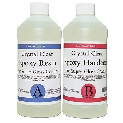 EPOXY RESIN 16 oz Kit. FOR SUPER GLOSS COATING AND TABLETOPS