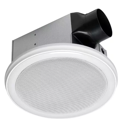 110 CFM Ceiling Mount Bathroom Exhaust Fan with Bluetooth Speakers and LED Light