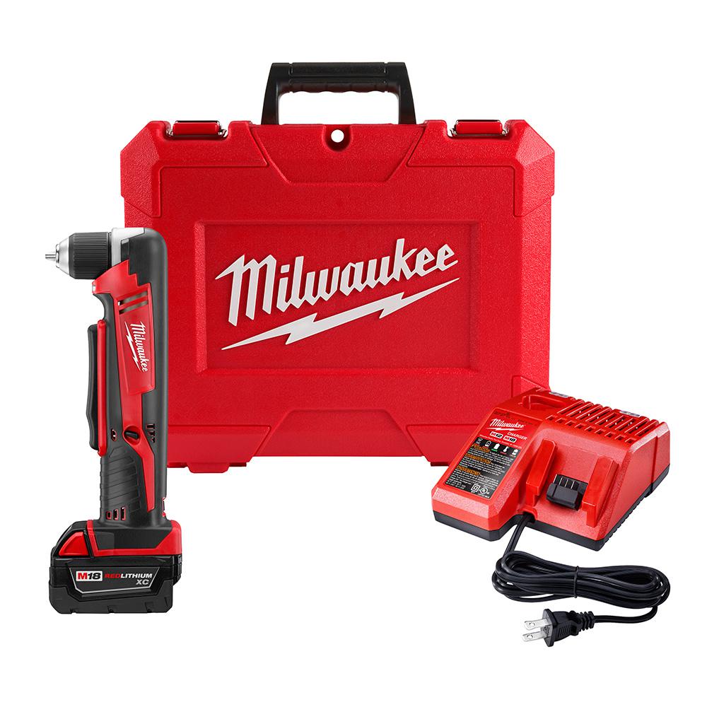 M18 18-Volt Lithium-Ion Cordless 3/8 in. Right-Angle Drill (Tool-Only) - Super Arbor