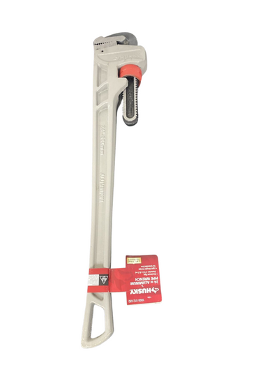 Husky 24 in. Aluminum Pipe Wrench with 2-1/2 in. Jaw Capacity