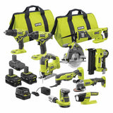 18-Volt ONE+ Lithium-Ion Cordless 6-Tool Combo Kit with (2) Batteries, Charger, and Bag - Super Arbor
