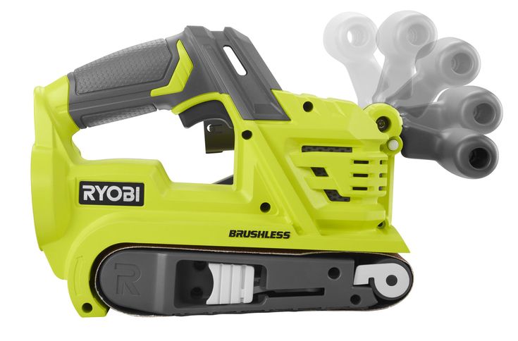 18-Volt ONE+ Cordless Brushless 3 in. x 18 in. Belt Sander (Tool Only) with Dust Bag and 80-Grit Sanding Belt