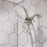 Moen Magnetix Chrome 6-Spray Rain Dual Shower Head, 1.75 GPM (6.6 LPM)