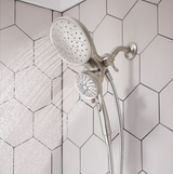 Moen Magnetix Chrome 6-Spray Rain Dual Shower Head, 1.75 GPM (6.6 LPM)