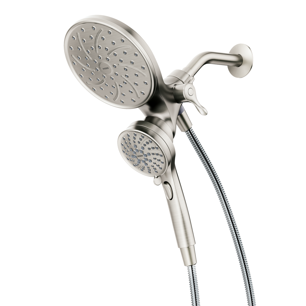 Moen Magnetix Chrome 6-Spray Rain Dual Shower Head, 1.75 GPM (6.6 LPM)