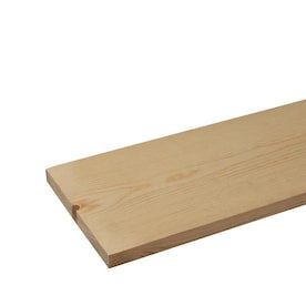 (Common: 1-in x 8-in x 12-ft; Actual: 0.75-in x 7.25-in x 12-ft) Whitewood Board