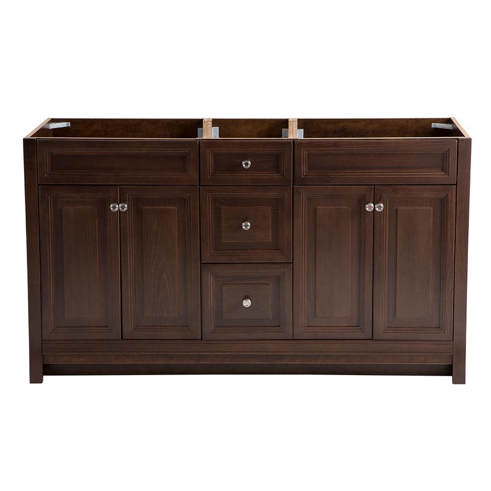 Brinkhill 48 in. W x 34 in. H x 22 in. D Bath Vanity Cabinet Only in Cognac - Super Arbor
