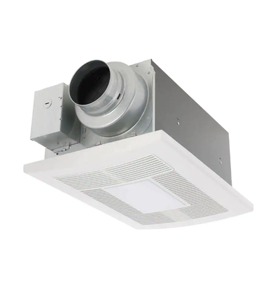 WhisperWarm DC 50-80-110 CFM Ceiling Exhaust Fan with LED Light/Night Light and Heater