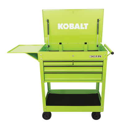 Kobalt 35-in W x 37.5-in H 4-Drawer Steel Rolling Tool Cabinet (Green)