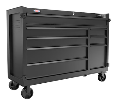 CRAFTSMAN Premium 2000 Series 52-in W x 39.5-in H 8-Drawer Steel Rolling Tool Cabinet (Black)