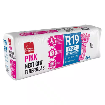 Owens Corning R-19 Kraft Faced Fiberglass Insulation Batts 6.25 in. x 15 in. x 93 in. (5 Bags)