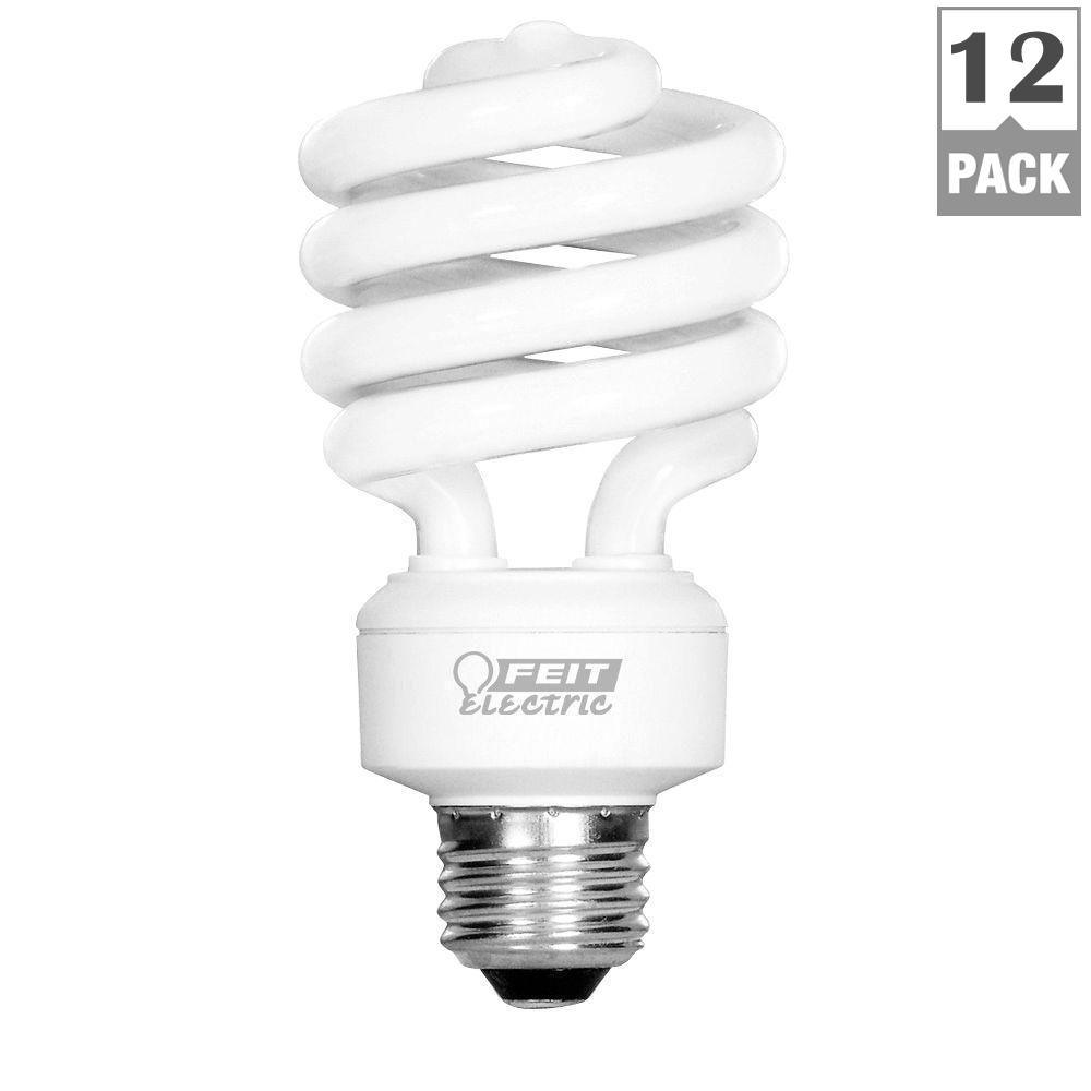Feit Esl23tm12 100W Equivalent CFL Twist Bulb (Pack of 12) Soft White, image size:1000x1000