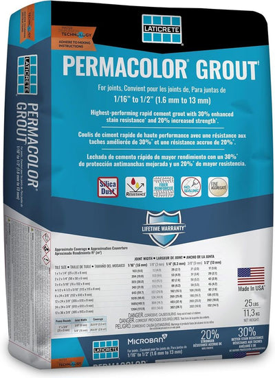 39 Mushroom Permacolor Grout (25 lbs)