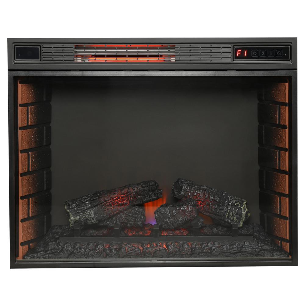 Chestnut Hill 56 in. TV Stand Electric Fireplace with Sliding Barn Door in Ash with Black Top - Super Arbor