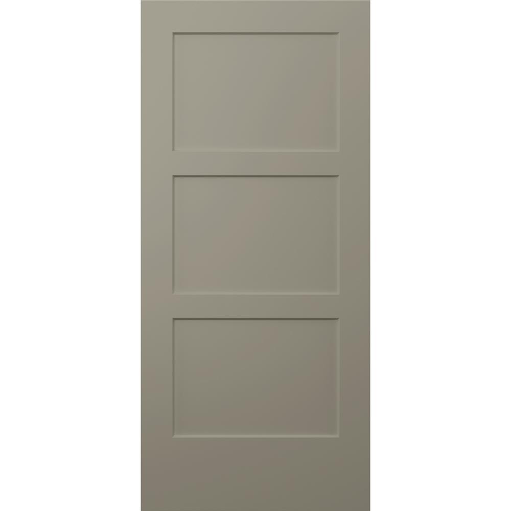 32 in. x 96 in. Birkdale Primed Smooth Hollow Core Molded Composite Interior Door Slab - Super Arbor