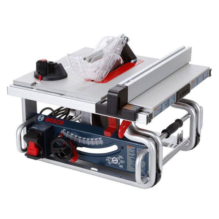 15 Amp 10 in. Corded Portable Worksite Bench Table Saw with Smart Guard System and 24-Tooth Carbide Saw Blade