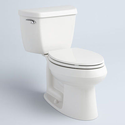 KOHLER Wellworth White WaterSense Round Standard Height 2-Piece Toilet 12-in Rough-In Size