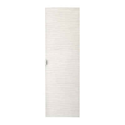 Textures Collection 15 in. W x 48 in. H x 12-1/4 in. D Bathroom Storage Wall Cabinet in Contour White - Super Arbor