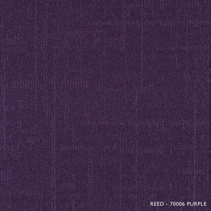Reed Purple Loop 19.68 in. x 19.68 in. Carpet Tiles (8 Tiles/Case)
