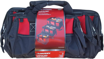 Husky 3-Piece Tool Bag Combo (12 in., 15 in. and 18 in.)