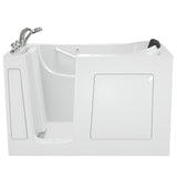Gelcoat Premium Series 60 in. Left Hand Walk-In Whirlpool and Air Bathtub in White - Super Arbor