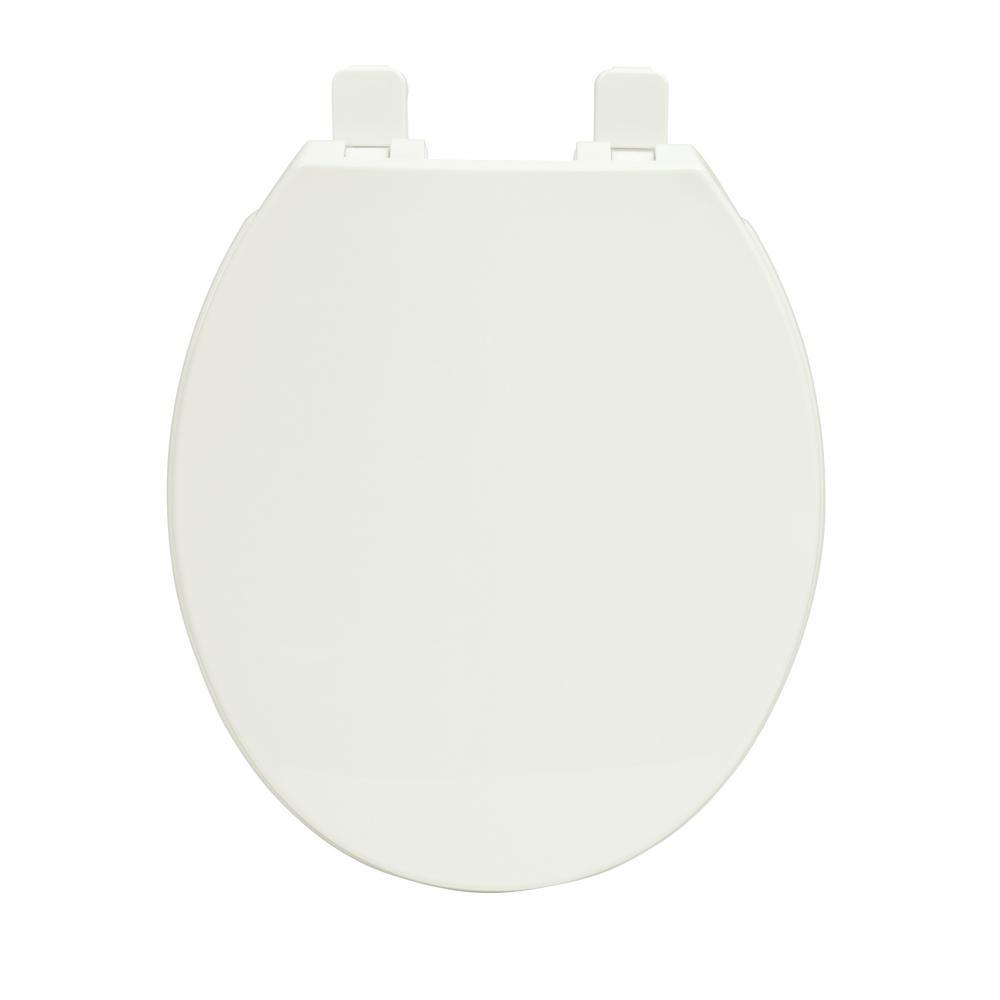 Round Slow Closed Front Toilet Seat with Quick Release Hinges in Biscuit - Super Arbor